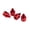 Red, variant on 4x Pointed Spike Bullet Valve Stem Cap Cover Tire Wheel Aluminum Car/Truck Small