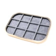 thumbnail image 4 of Bandeja de joyería Strade Fareast Limited de metal para almacenamiento en cajones Estilo I 30 cm x 20 cm x 2,5 cm, 4 of 8