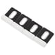 thumbnail image 5 of ColoMX 4 soportes para espejo, clips para soporte de espejo, soportes de montaje para espejo de pared, clips para soporte de espejo, soportes de acero inoxidable resistentes, 5 of 7