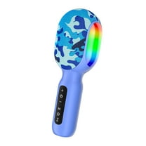Wireless Bluetooth Karaoke Microphone for Sing, Handheld Mic with Speaker, Voice Changer Effect