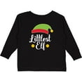 thumbnail image 3 of Inktastic Christmas Littlest Elf Holiday Boys or Girls Long Sleeve Toddler T-Shirt, 3 of 5