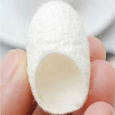 1pcs Organic Natural Facial Whitening Cleaning Exfoliator Silk Cocoons Beauty Silkworm Balls