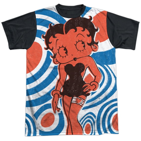 Betty Boop Mod Rings Unisex Adult Halloween Costume Sublimated T Shirt