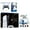 Sterling Silver, variant on Sony Playstation 5 Slim Digital with Extra Sterling Silver Controller, Trigger Stop Kit and MightySkins Decal Voucher + 1 Year CPS Extended Warranty