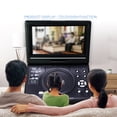 thumbnail image 4 of Mini DVD Player 9.8 inch Digital  TV VCD Disc Players Remote Control Portable Travel 270° Rotatable, 4 of 6
