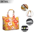 thumbnail image 3 of Flower Women's Large Weekend Travel Bag Moving Canvas Handbag Thick Double Layer Beach Weekend Travel Unisex Hospital Maternity Delivery with Toiletry Waterproof, 3 of 5