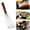 ♥WHITE_Base#3560, variant on Stainless Steel Slotted Turner Spatula | Multi-Purpose Cooking Shovel for Steak, Fish, Sirloin | Brushed Finish | Food Grade | 11.02 x 3.15 in | 1 Pack