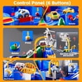 thumbnail image 3 of Pista de carreras de coches KIZONLY para niños de 4 a 8 años con 3 coches y helicóptero, 3 of 8