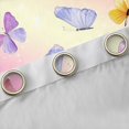 thumbnail image 4 of jejeloiu Kawaii Flying Butterfly Curtains Pack of 2 (42x84 Each),Watercolor Ombre Effects Curtains Blackout,Colorful Gradient Butterflies Bedroom Curtains For Girls,Microfiber Bedroom Decor, 4 of 6