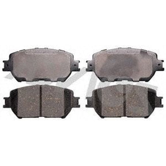 ADVICS AD0908 Ultra-Premium Front Disc Brake Pad for Lexus/Toyota Camry, (Set of 4)