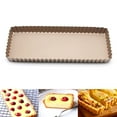 thumbnail image 1 of Coofit Bread Baking Pan Rectangular Removable Bottom Non-stick Bread Mould Cake Pan, 1 of 9