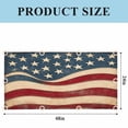 thumbnail image 5 of 2 Pack Magnetic Fluorescent Light Covers, 2x4 Ft,Abstract American Flag Stripe Star Retro Mottled Modern Magnetic Light Covers for Ceiling Lights Classroom Office Home Decor, 5 of 9