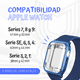 thumbnail image 5 of Correa para apple watch compatible con 42mm / 44mm metálica+ Case completo protector de pantalla Mamá Pulpo Milanese mica completa, 5 of 5
