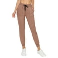 thumbnail image 2 of ALWAYS Women Jogger Sweatpants - Super Soft Stretch Lightweight Drawstrings Pants with Pork Chop Pockets Tan 2XL, 2 of 6