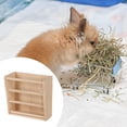 thumbnail image 4 of Comedero de madera para conejos, para animales pequeños, práctico y resistente. 18x18x6cm, 4 of 6