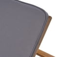 thumbnail image 6 of Noble House Nadine Outdoor Acacia Wood Chaise Lounge in Teak and Gray, 6 of 11
