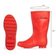 thumbnail image 2 of NORTY Womens Mid-Calf 11 inch Female Rain Boots Size 10, 2 of 7