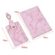 thumbnail image 3 of Funda y etiqueta para equipaje, tarjetero, billetera de piel sintética para hombre. Rosado, 3 of 9