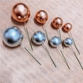 thumbnail image 5 of comerut 10Pcs Cake Ball Insert Creative Premium Healthy Convenient Long Lasting Widely Use Lightweight Multifunctional Round Cake Topper Decor Baking Decoration, 5 of 8