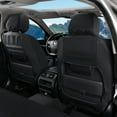 thumbnail image 2 of Coverado Front Car Seat Covers 2 Seats, Waterproof Canvas Seat Protectors, Car Seat Cushions for Kids & Dogs, Universal Fit Most Cars SUV Trucks, Black, 2 of 8