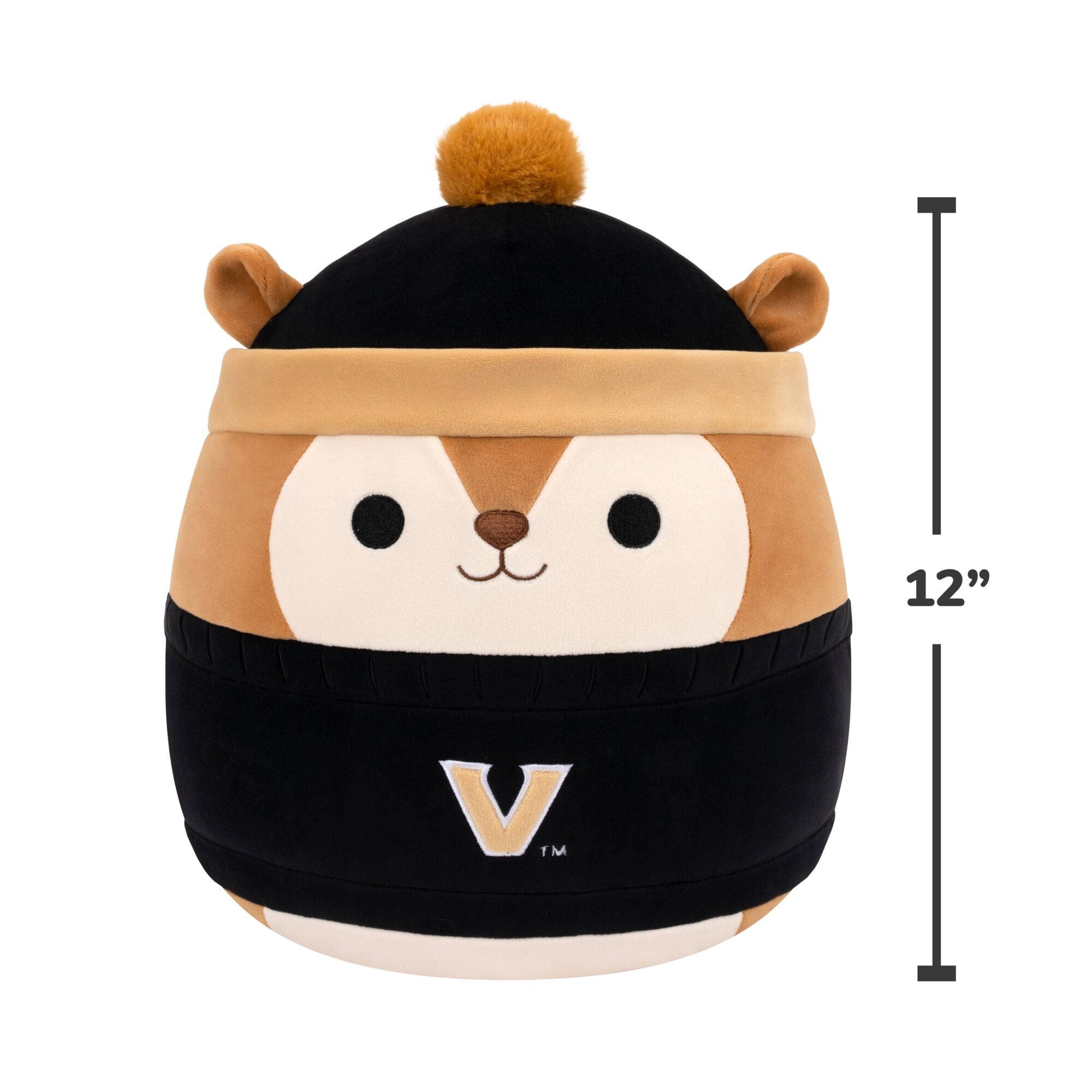 Squishmallows Original Vanderbilt 12-inch Sawyer the Squirrel Plush - Child's Ultra Soft Plush Toy