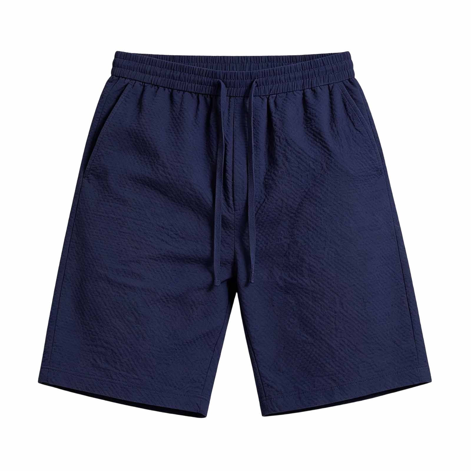 USNSM (M-5XL) Men's Plus Size Casual Shorts Lightweight Elastic