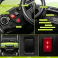 thumbnail image 6 of 24V 2 Seater Kids Ride on Car, 4WD Golf Cart with Parent Remote Control, 4x4 Motors Ride on Truck with Roof, Toddler Electric Vehicle with Storage Box, Foot Pedal, Music Player, Lights, Horn, Green, 6 of 9