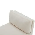 thumbnail image 7 of Upholstered Bench, Velvet Entryway Accent Bench with Padded Cushions and Armrest, Footrest Stool Gold Metal Legs for End of Bed Living Room, White, 17.72'' x 52.17'' x 25.98'', 7 of 7