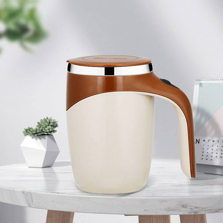 Automatic Stirring coffee cup lazy milkshake rotating magnetic water cup  USB charging smart mixing cup Home Office Mixer Cups