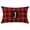 J, variant on Moocorvic Christmas Pillow Covers 26 Initial Print Decorative Christmas Red and Black Check Plaid Linen Throw Pillow Cover for Bedroom 12x20 Inch(A)