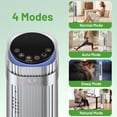thumbnail image 5 of Atilioo Tower Fan with Remote, 35" Bladeless Standing Floor Fan with 5 Speeds, 64° Oscillation,12H Timer, Quiet Operation & Sleep Mode, Silver, 5 of 9