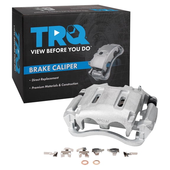 TRQ Front Left Brake Caliper w/Bracket Drivers Side Fits 2005-2012 Ford F-350 Super Duty 2011-2012 F-450 Super Duty