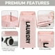 thumbnail image 4 of Cesto de ropa Goodpick con ruedas, 75 L, lona rosa, 4 of 8