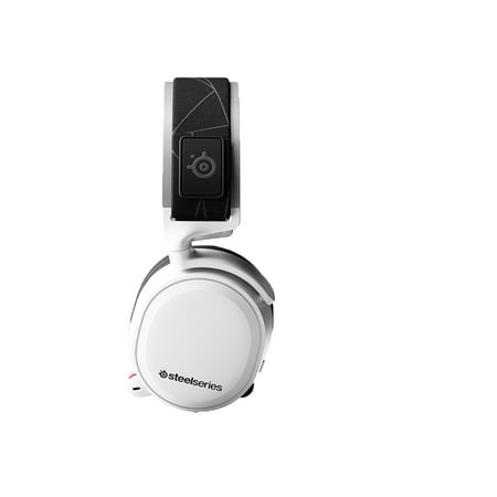 SteelSeries - Arctis 7 Wireless DTS Gaming Over-The-Ear Headset for PC, PlayStation 4 and PlayStation 5 - White