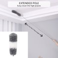 thumbnail image 4 of 5 IN 1 Microfiber Duster Extension Rod(16''-84'') Detachable Sweep-Heads Flexible Dust Cleaner Dust Collector Gap-Dust, 4 of 8