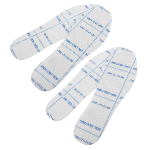 ETHZZLE 2 Pairs White Anti-Piercing Insoles for Work Boots and Climbing Shoes Comfort Pads
