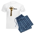 thumbnail image 6 of CafePress - Giraffe Moo Funny Pajamas - Men's Light Loose Fit Cotton Pajama Set, 6 of 7