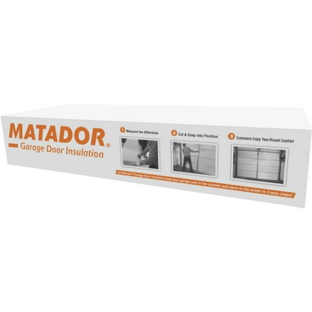 - Matador Universal 7 Ft. Steel Garage Door Insulation Kit