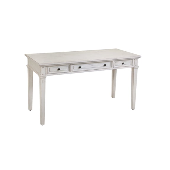 American Woodcrafters Sedona Antique White 50-inch Wood Writing Desk