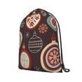 thumbnail image 2 of XMXT Unisex Drawstring Backpack for Women Men, Various Christmas Balls Prints Waterproof Gym Bag String Bags for Shopping Sport Travel, m, 2 of 8