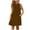 A-Brown, variant on Zwiiyzr 3-14Y Girls Dress Casual Ruffle Sleeveless A Line Summer Dresses with Pockets Beige
