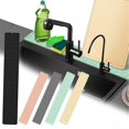 thumbnail image 7 of Washable Water Splash Guard Faucet Wraparound Dish Drying Pads Faucet Absorbent Mat Silicone Drain Pad Silicone Faucet Mat Splash Catcher BLACK, 7 of 7