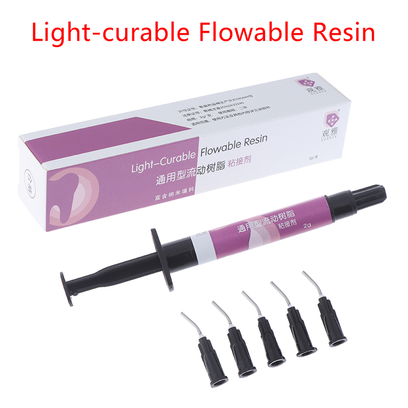 Dental Lightcurable Flowable Fluid Flow Light Curing Composite Resin