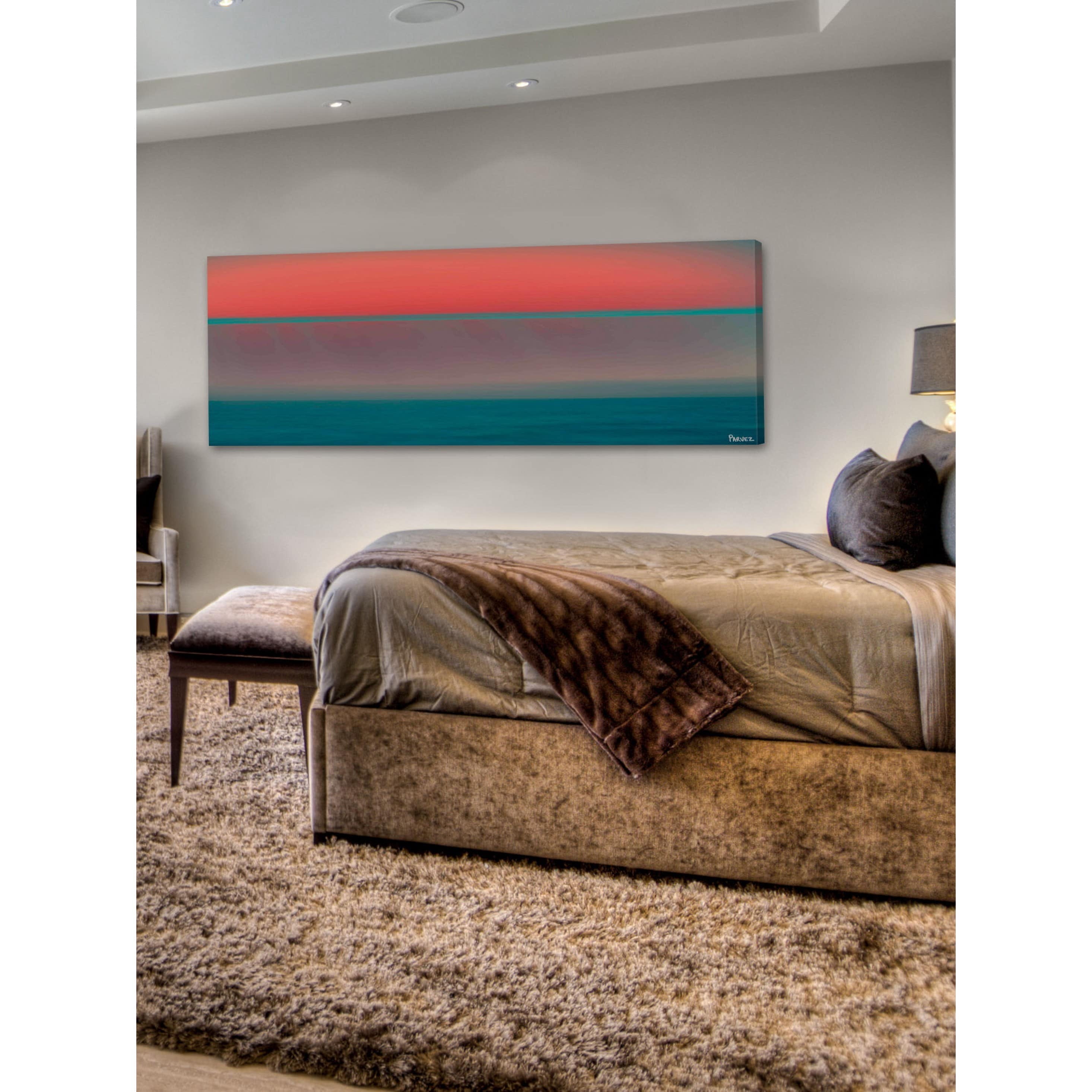 Parvez Taj Red Glow Canvas Wall Art