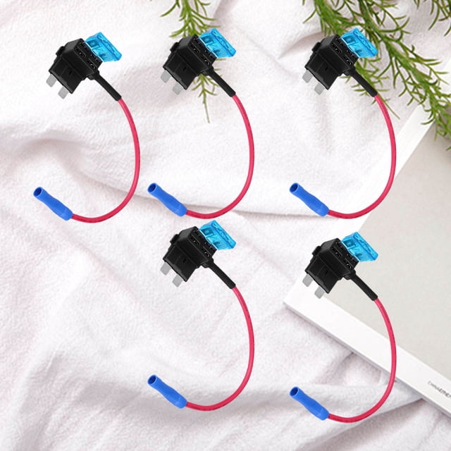 IDEANATEGRATE 5Ud Portafusible Con Adaptador De Circuito Para Doble Protección Y Color Surtido