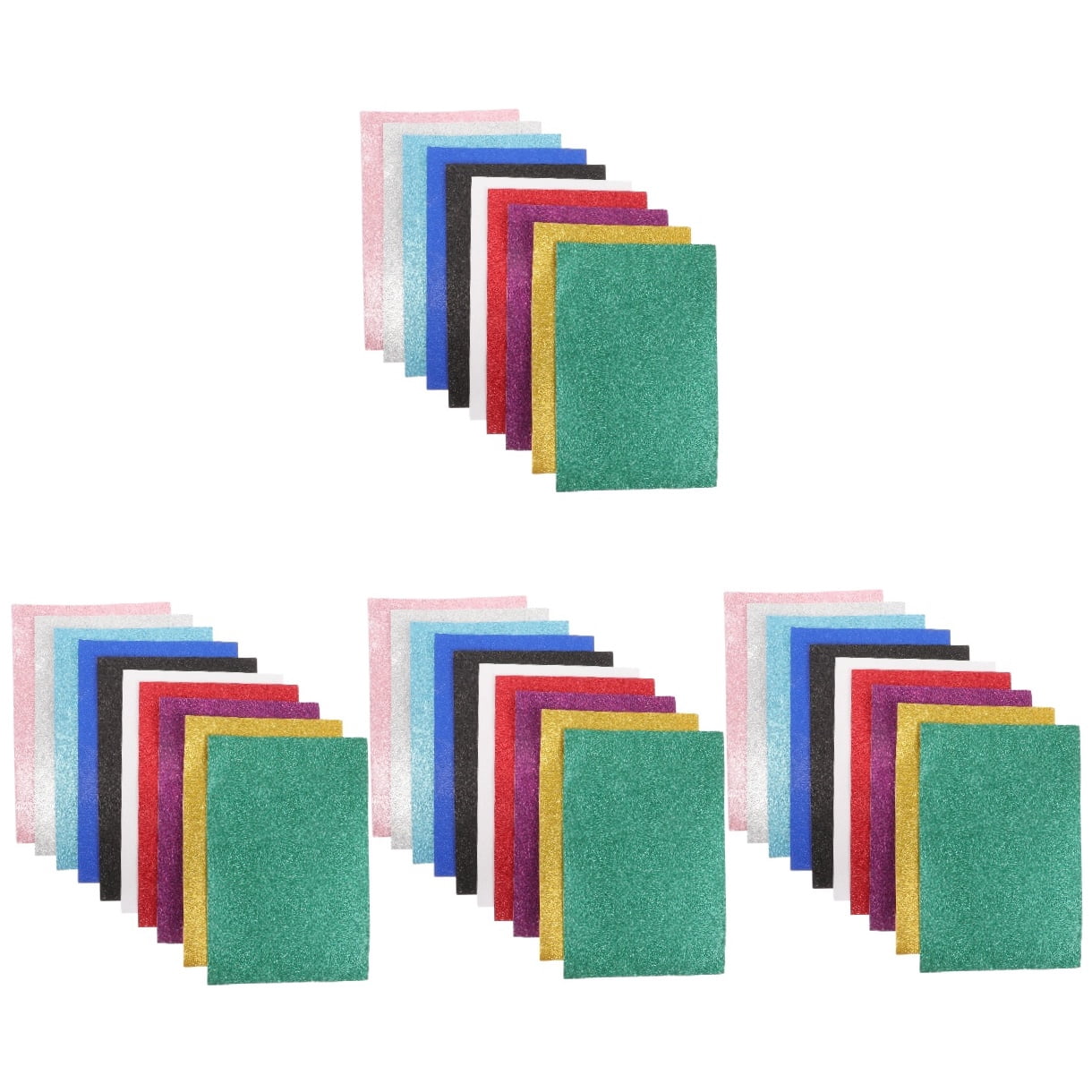 HOMEMAXS 40-Pack A4 Self-Adhesive Foam Sheets for Crafts, Foam Crafting Sheets with Strong Adhesive, Multipurpose Foam Sheets