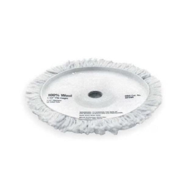 Almohadilla de pulido DEWALT Wool de 7,5 pulgadas y 3,8 cm, pila DW4988