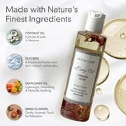 French Rose Body Oil by Olivia Care - Vegan & Natural - Hydrating & Moisturizing - Infused with VITAMIN E, K & Omega Fatty Acids - Refreshing Fragrance - Reduce Dry Skin, Properties - 4 OZ
