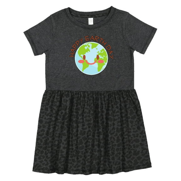Inktastic Happy Earth Day Girls Toddler Dress