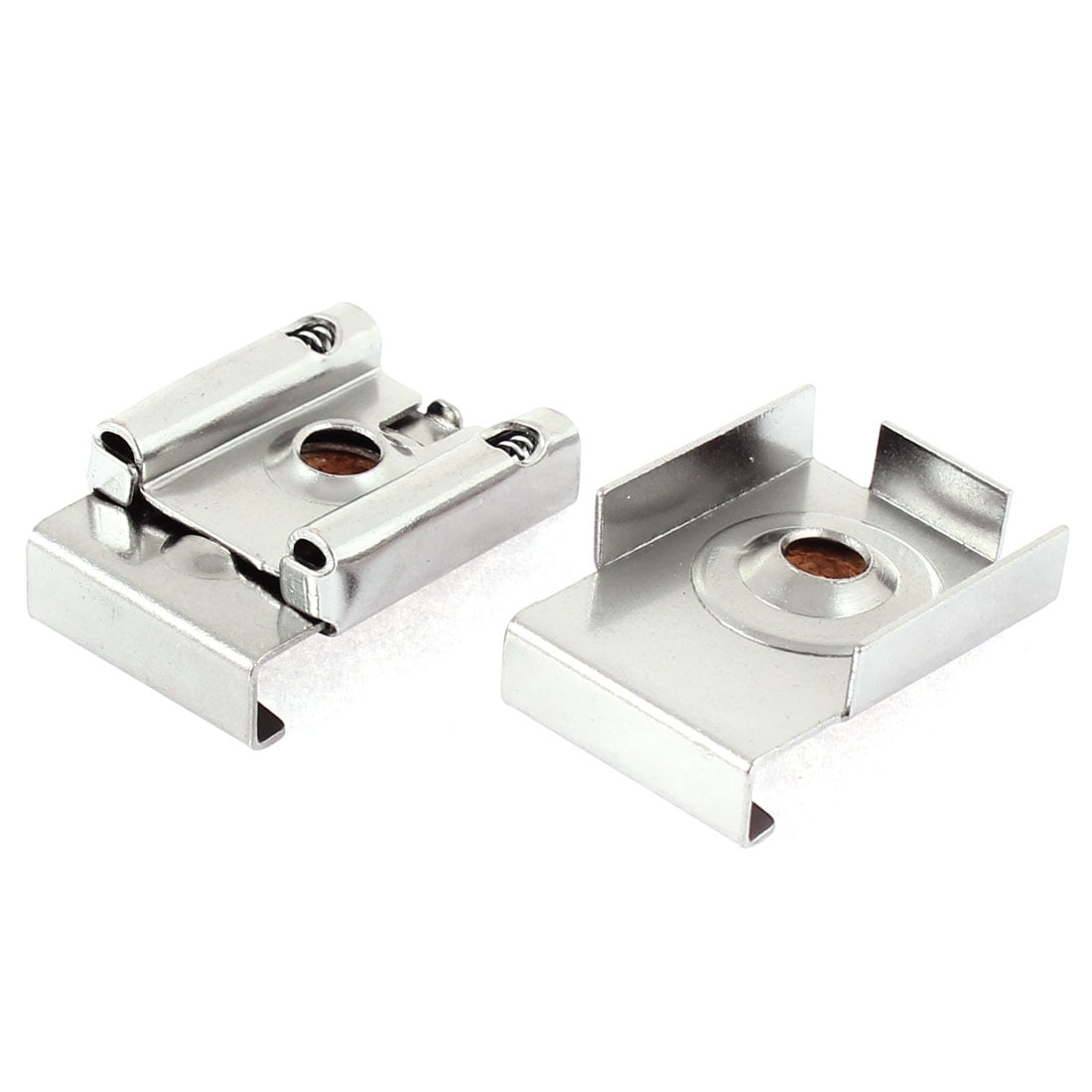 Adjustable Wall Hanging Mount Mirror Clip Set Screws Liners 8pcs